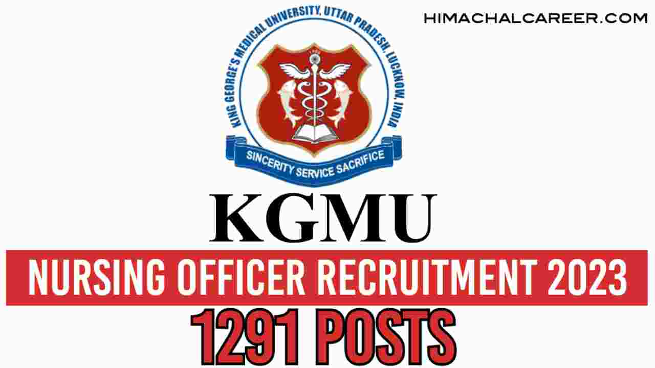 Nursing Officer Recruitment 2023 Apply Online for 1291 Post