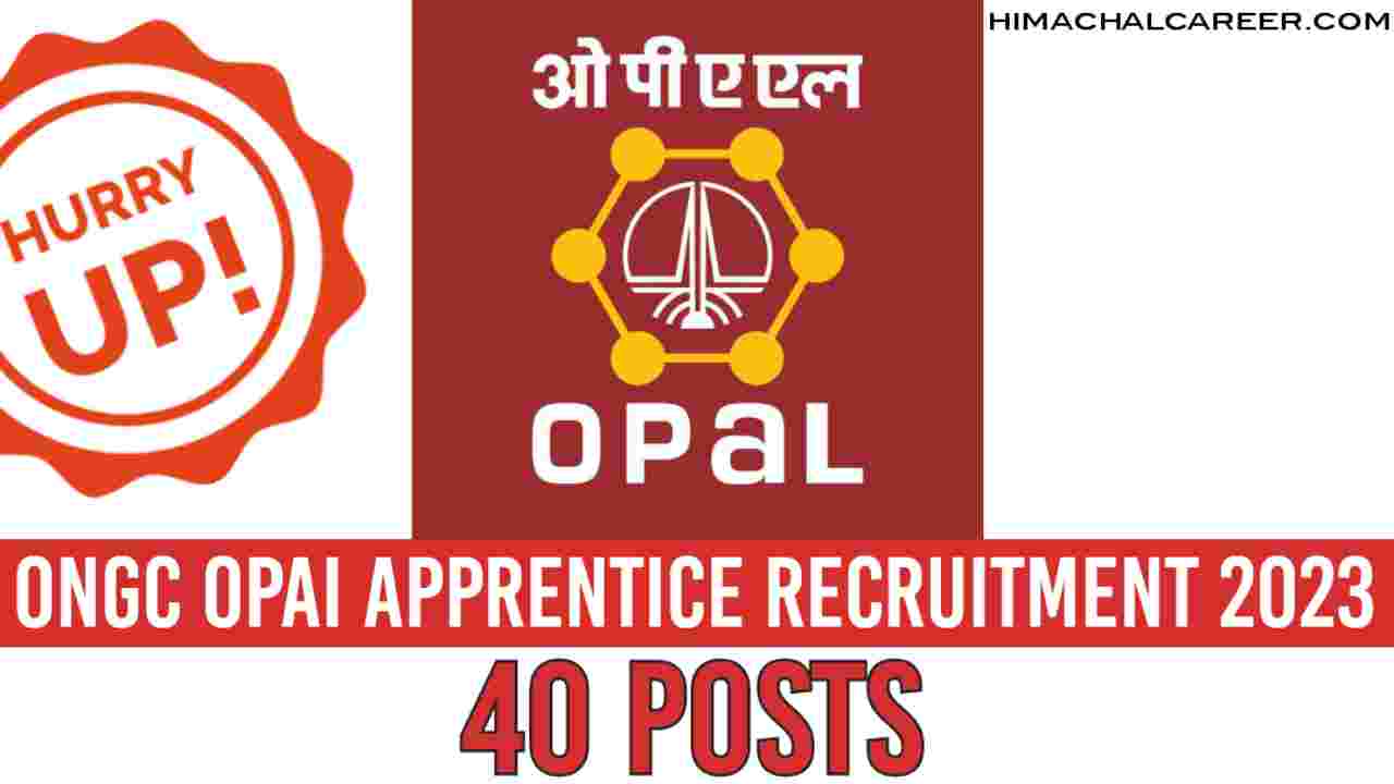 ONGC OPAl Apprentice Recruitment 2023