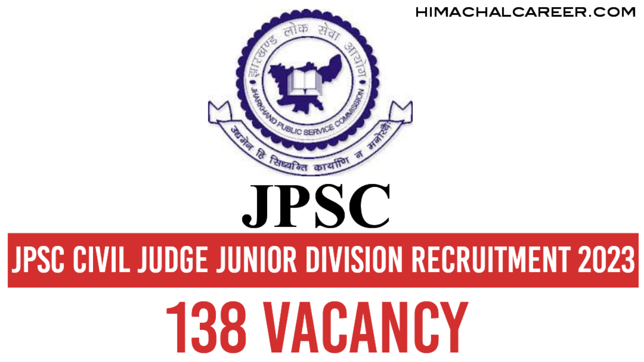 JPSC Civil Judge Junior Division Recruitment 2023