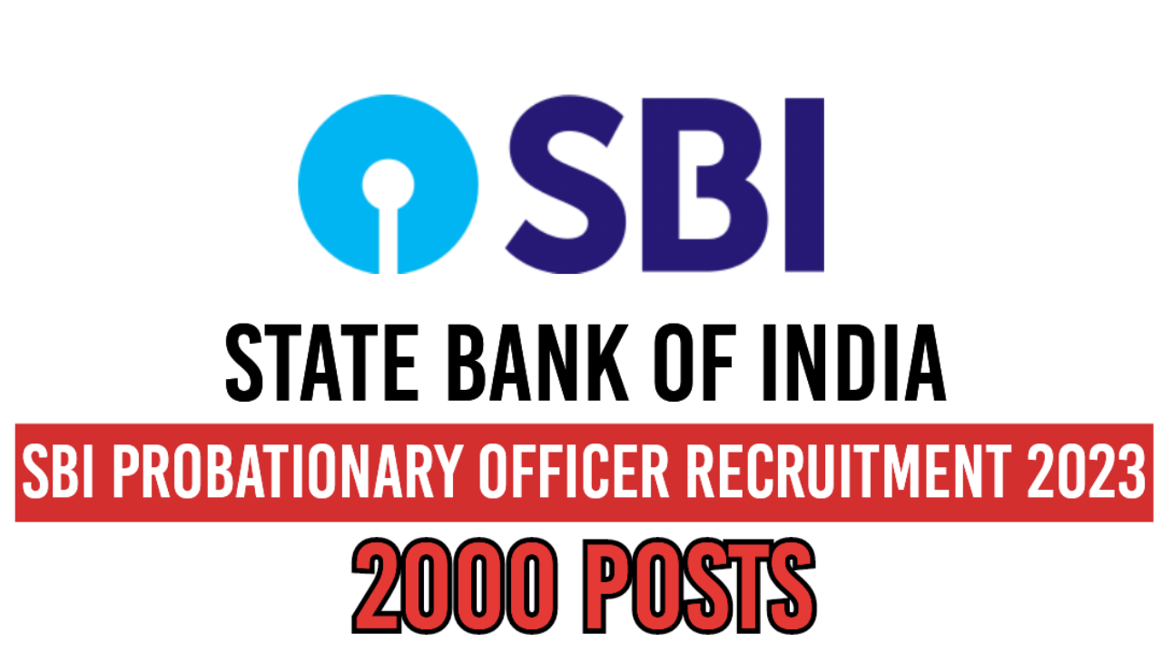 SBI Probationary Officers Recruitment 2023 Apply Online