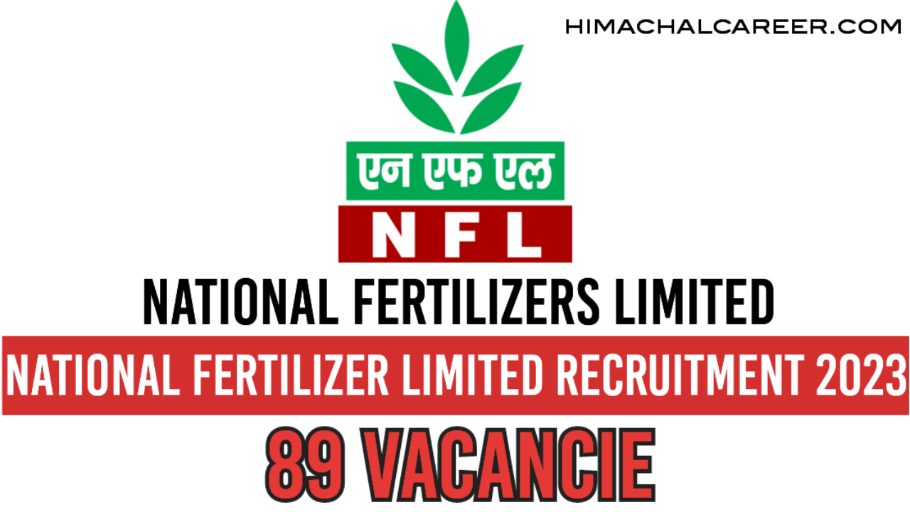 National Fertilizer Limited Recruitment 2023 Apply Online 89 Post