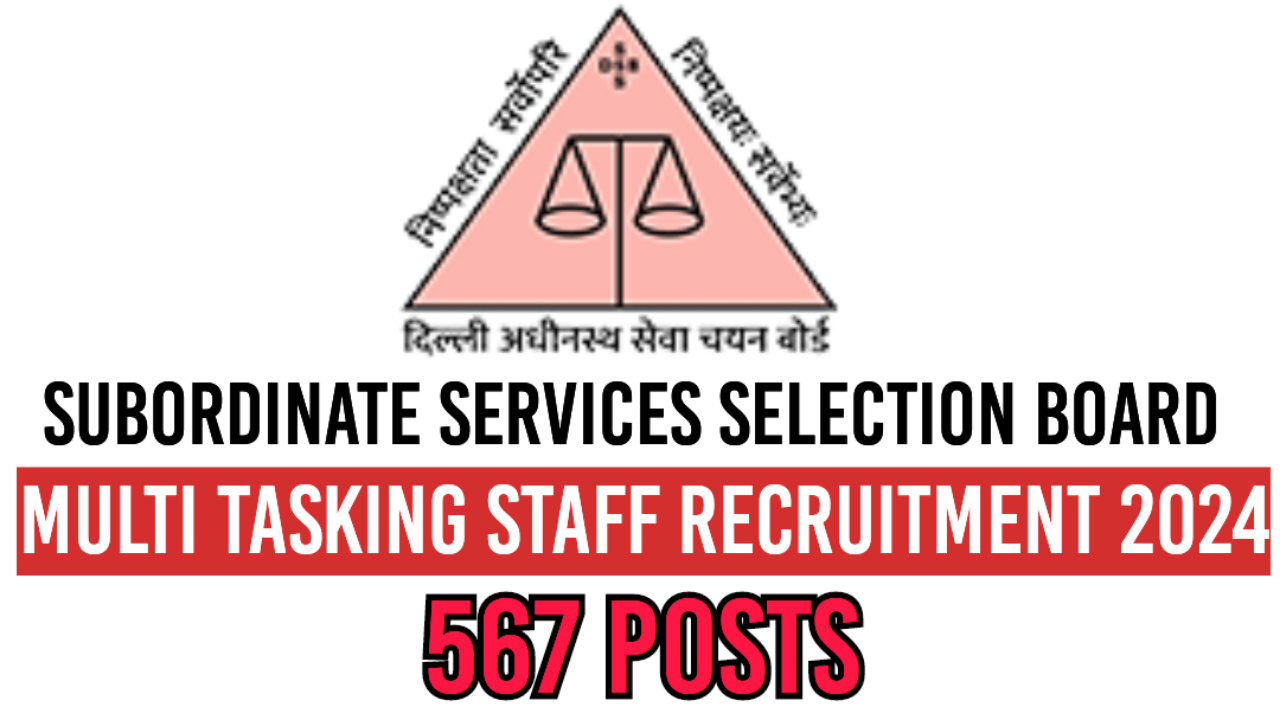 Multi Tasking Staff MTS Recruitment 2024